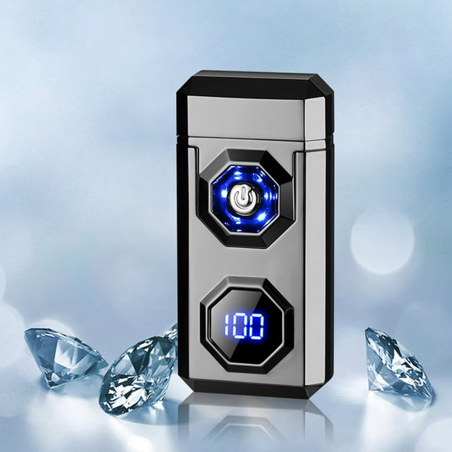 BAOPAI Rechargeable Windproof Arc Flame Lighter with USB Type C Fast Charging Portable for Outdoor Camping Hiking Emergency and Gift Giving
