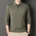 thumbnail image 2 of Jersey ajustado con cuello alto, polos formales ajustados para hombre, ropa de negocios, ofertas a granel, camisetas de moda Harajuku, sudaderas para hombre, 2 of 5