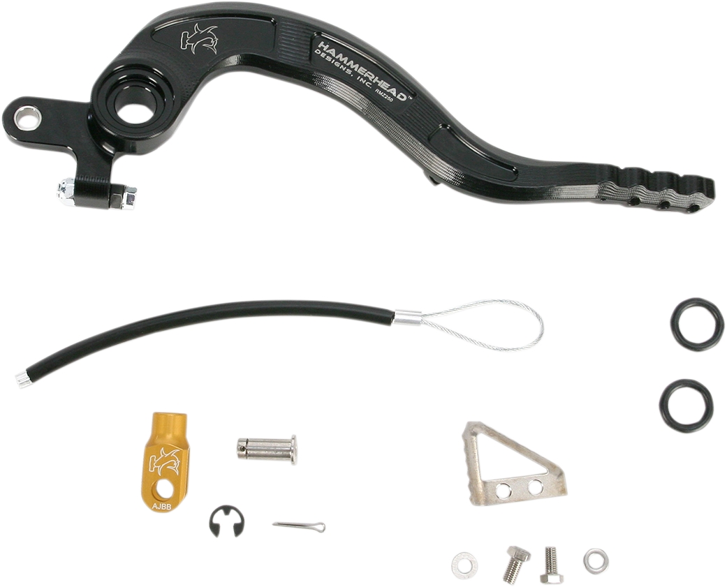 Hammerhead Designs Rear Brake Pedal Lever Kit Titanium Brake Tip 02