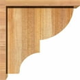 thumbnail image 3 of 6"W x 14"D x 14"H Ridgewood Rough Sawn Corbel w/Backplate, Western Red Cedar, 3 of 9