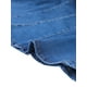 thumbnail image 5 of INSPIRE CHIC Falda vaquera casual de cintura alta con volantes y cola de pez para mujer Azul L, 5 of 5