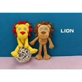 thumbnail image 4 of Llavero de peluche de animal, lindo juguete de peluche de león y interesante mochila con colgante de muñeca para niños o amigos (león-amarillo, paquete de 2), 4 of 5
