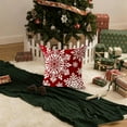 thumbnail image 4 of Wooowa Christmas Themed Pillow Covers (Assorted Patterns), 17.7x17.7Inch Festive Decor for Sofas, Bedrooms & Holiday Gatherings (Pillow Insert Not Included), 4 of 6