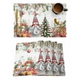 thumbnail image 2 of Christmas Gnome Berries Fir Leaves Table Runner Cotton Linen Wedding Decor Tablecloth Kitchen Table Decor Table Runner, 2 of 4