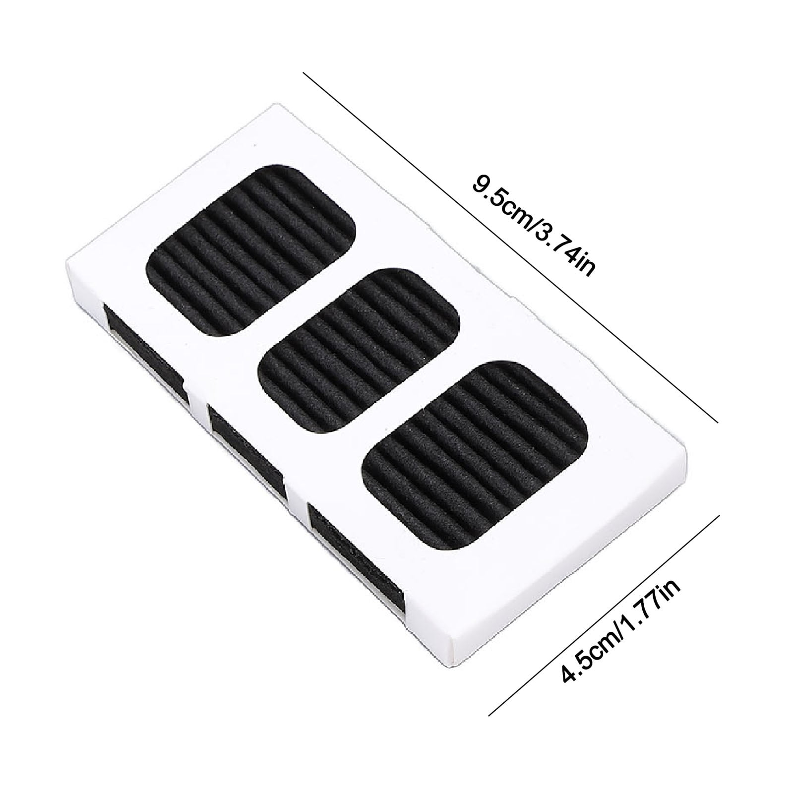 Refrigerator Air Filter Replacement, Effective Refrigerator Air Filter Activated Carbon Cotton 6PCS Easy Installation With Brush For PD00044143