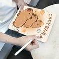 thumbnail image 4 of Tuohive iPad Case For iPad Gen9 Gen8 Gen7 10.2 Air4 Air5 10.9 Pro11 2020/2021 Anti drop with Pencil Holder Cartoon Capybara, 4 of 9