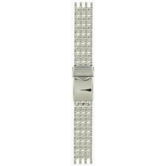 Cavalry II, Stainless Steel Metal, Silver Tone Bracelet/Clasp, Large Size, 17MM, Fits Watch Model 24413, 24415  09320