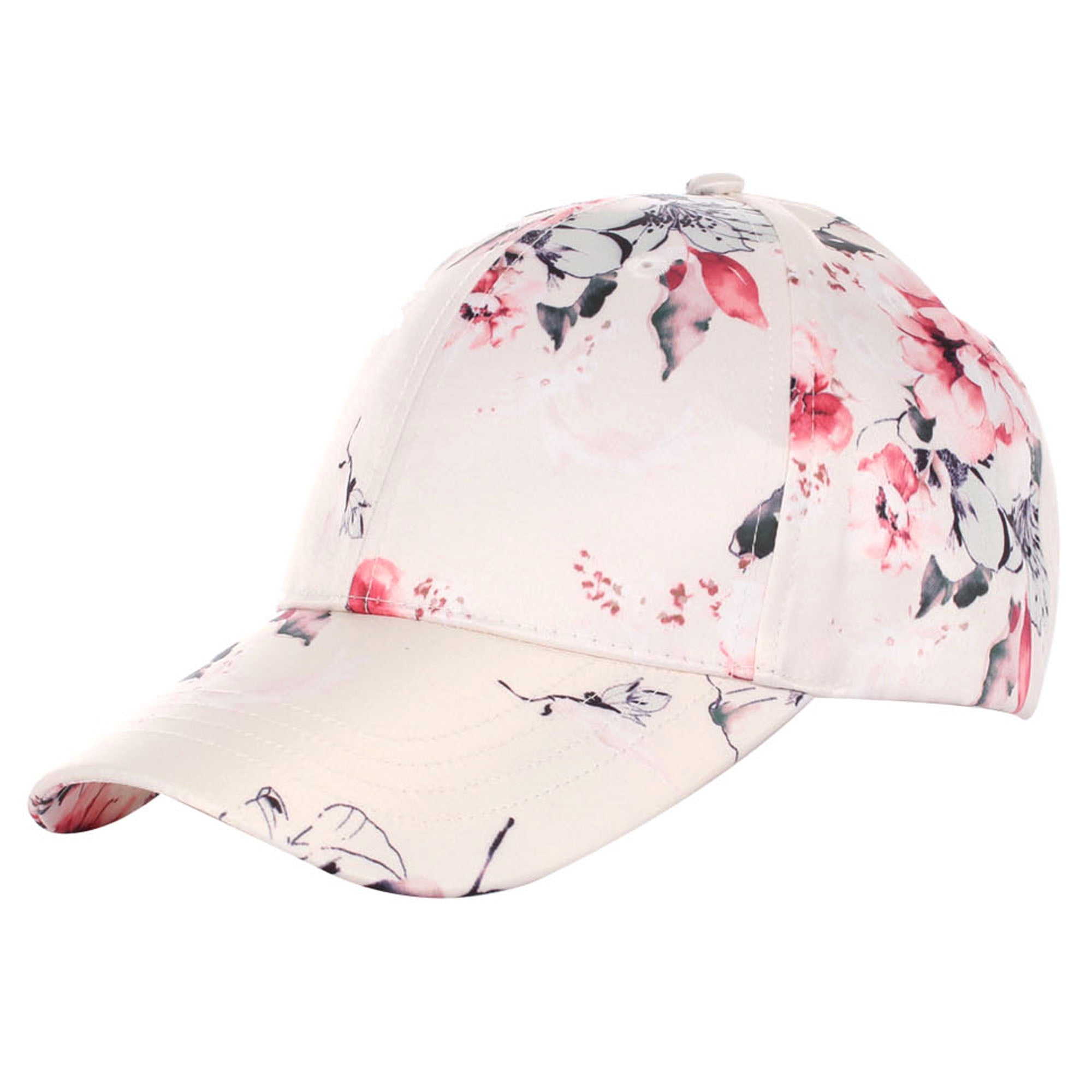 floral print baseball cap