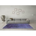 thumbnail image 3 of Ahgly Company Indoor Rectangle Oriental Light Blue Industrial Area Rugs, 2' x 4', 3 of 4