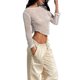 thumbnail image 4 of Txlixc Camiseta de manga larga para mujeres Txlixc moda, 4 of 7