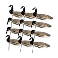 thumbnail image 3 of DYNWAVECA 12 Pieces Geese Silhouette Decoys Stackable Realistic for Outdoor Pond Field black, 3 of 10