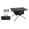 thumbnail image 4 of Foldable Camping Table Lightweight Outdoor Table for Yard Backpacking Patio Black with Mesh Bag, 4 of 7