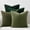 Green, variant on Lomyolo Decorative Couch Throw Pillow Covers 18x18 Inch Set of 4 Soft Corduroy Farmhouse Boho Pillow Cases Skin-Friendly Washable Neutral Cushion Covers for Couch, Bed,Kitchen Living Room,Bed, Sofa