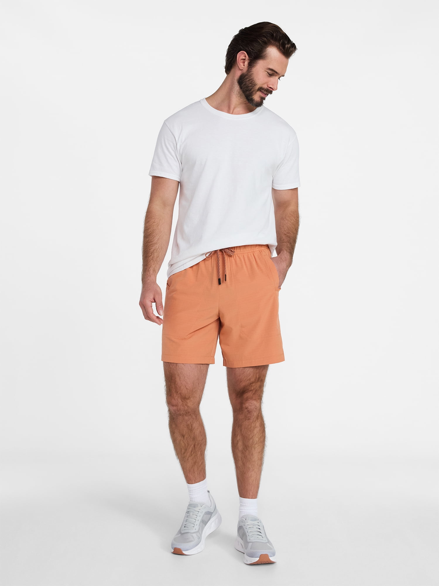 Athletic Works Men's and Big Men's Ripstop Shorts, 7" Inseam, Sizes XS-3XL