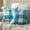 Light Blue, variant on 2PCS Buffalo Check Plaid Throw Pillow Covers Throw Pillows Farmhouse Square Pillow Cases for Fall Home Decor, Orange 18 x 18 Inches