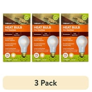 (3 pack) Vibrant Life Daylight Bulb for Reptiles, 75 Watts, Terrarium Habitat Lighting
