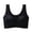 c01Black, variant on Women's Daily Comfort Wireless Shaper Bra Seamless Wireless Breathable Bras Big Breasts Lift Brassiere Purple XL