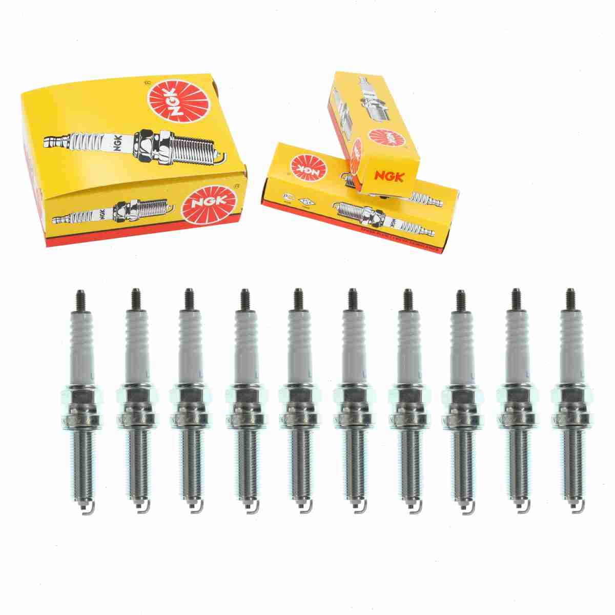 10 pc NGK 4908 Standard Spark Plugs for 09482-00624 69139093000 94701-00422 94703-00422 Ignition Wire Secondary
