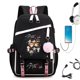 thumbnail image 2 of Mochila USB, mochila escolar, mochila de estilo coreano, bolso de estudiante para hombres y mujeres, mochila de viaje informal, 2 of 6