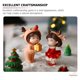 thumbnail image 4 of 2 pares en miniatura de la pareja de Navidad figuras de dibujos animados figura estatuas románticas, 4 of 4