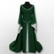 thumbnail image 2 of Vestido medieval de manga larga con escote en V para mujer, largo hasta el suelo, para cosplay, 2 of 2