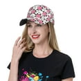 thumbnail image 5 of Pofeuu Rose Flowers Print Adult Adjustable Embroidered Graphic Baseball Hat for Men and Women, 5 of 6