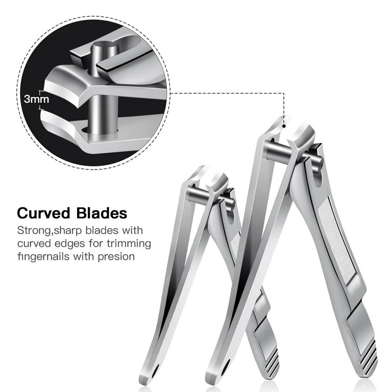 Nail Clipper, Stainless Steel Toenail Clipper, Professional Nail Clipper  With Catcher For Men And Women, Professional Trimming Tool For Manicure  Prepa