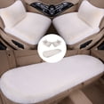 thumbnail image 1 of HOARBOEG 5 Sets Car Front Seat Cushion Soft Warm Faux Rabbit Winter Auto Seat Cover Plush Vehicle Seat Protector Pad With Non-Slip Backing Car Accessories, 1 of 5