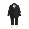 thumbnail image 5 of Hiijoy Toddler Boys Formal Suit Long Sleeve Blazer & Pants Wedding Party Outfits, Sizes 2-3T, 5 of 5