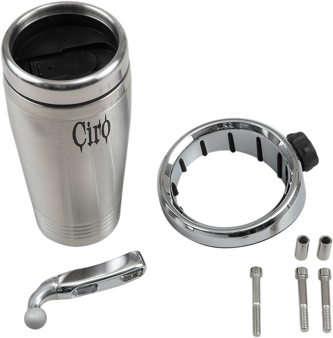 CIRO Perch Mount Cup Holder With Cup Chrome 50510