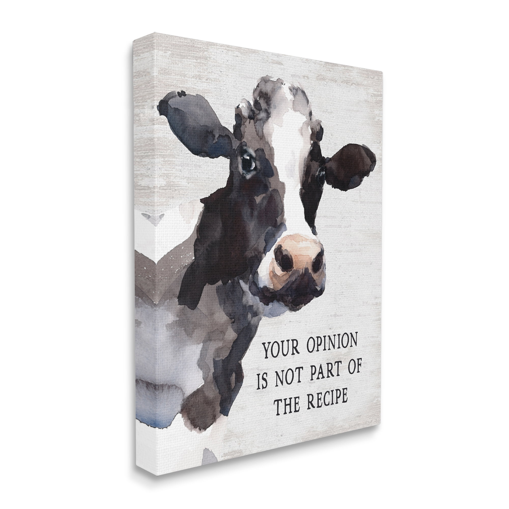 Stupell Industries Funny Country Kitchen Phrase Animals & Insects Painting Gallery Wrapped Canvas Print Wall Art, 16 x 20