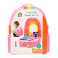 thumbnail image 1 of Tocador Portátil Imagi Kidz Rosa con 19 pzas, 1 of 3