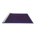 thumbnail image 2 of Ahgly Company Machine Washable Indoor Rectangle Abstract Blue Modern Area Rugs, 7' x 10', 2 of 4