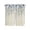 Blue Beige, variant on Spring Floral Tier Curtains 45 Inches Long, Vintage Pastoral Rustic Botanical Flowers Window Treatment Curtain Drapes, Small Curtain Drapes for Bathroom Laundry Room, 27.5"x45", 2 Panels