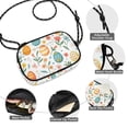 thumbnail image 3 of FORMRS Mini Crossbody Bag for Women Adjustable Rope Shoulder Casual Phone Purse, Floral Easter Eggs, 3 of 7