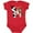 Red, variant on Inktastic I'm One-cowboy Riding Horse Birthday Boys Baby Bodysuit