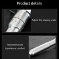 thumbnail image 6 of Stainless Steel Blade Mild Gift for Him Womens Face Manual Shaver Double Edge Razor Classic Men Shaving Adjustable Safety Razor (silver), 6 of 7