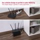 thumbnail image 4 of Minicaja, 23 x 11,5 x 11,8 cm, patas de goma, organizador de cables compacto negro, 4 of 5