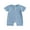 Blue, variant on Bagilaanoe Newborn Baby Boy One-pieces Short Sleeve Jumpsuit 3M 6M 9M 12M Infant Romper Casual Clothing