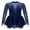 Navy Blue, variant on renvena Little Big Girl Ice Roller Skating Ballet Dress Long Sleeve Rhinestone Gymnastics Leotard Dance Dress