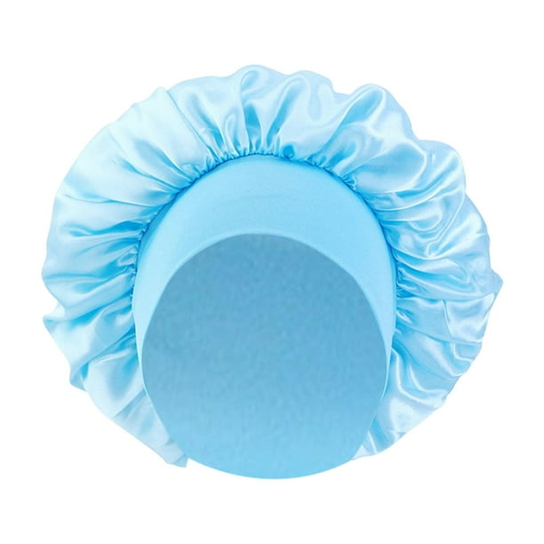 Gorro Elástico Sunnimix para quimioterapia Tocado de Secado Rápido Azul claro 30 x 30 cm