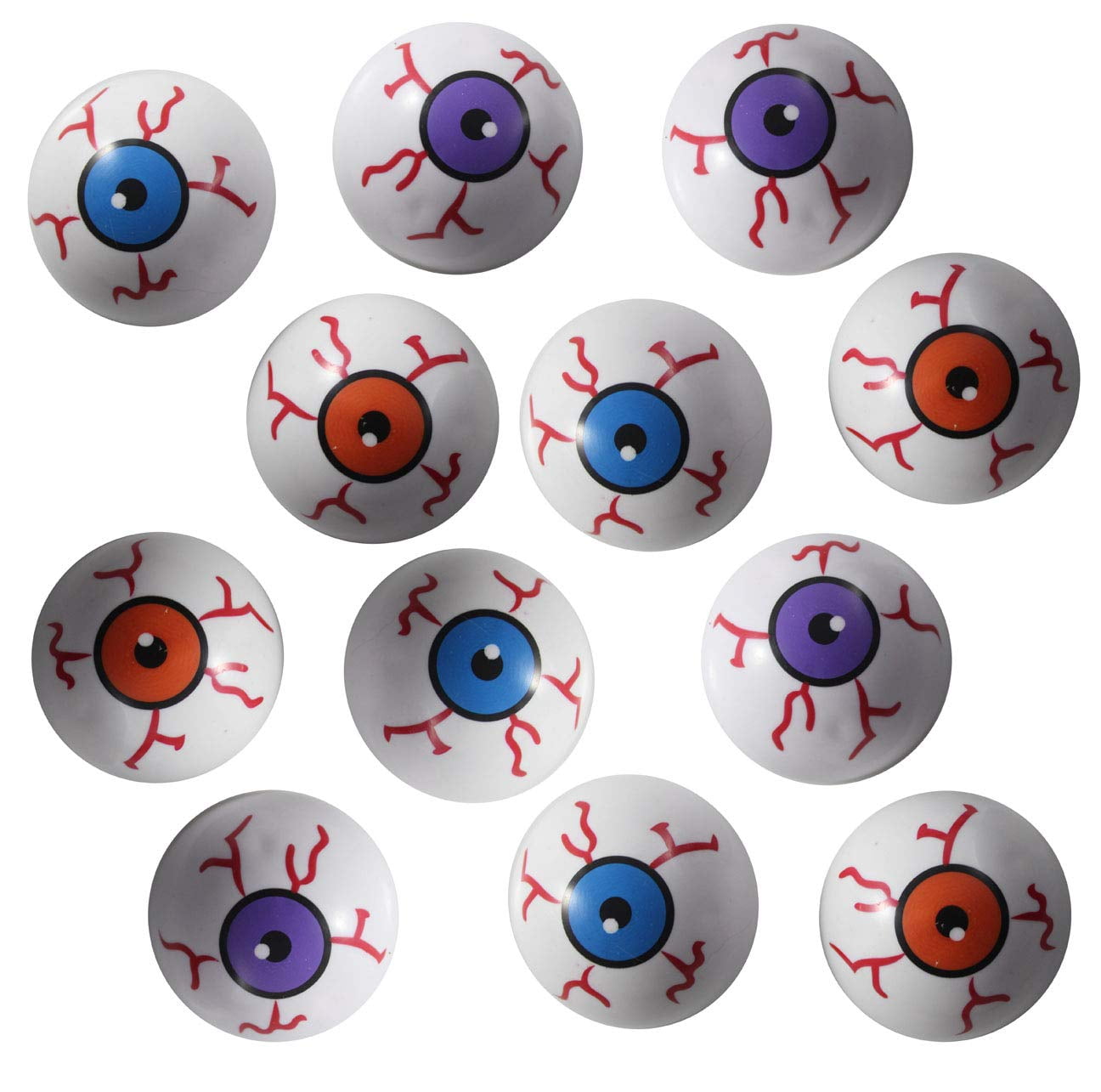 12 Eyeball Pull Back Racer Toy Moving Eye Car Fun Novelty Toy