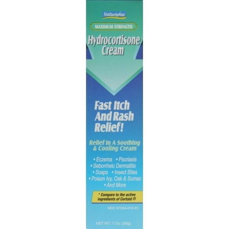 (2 Pack) Natureplex Maximum Strength Hydrocortisone Cream, 1 (Best Hydrocortisone Cream For Eczema)