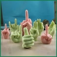 thumbnail image 1 of Molde de silicona para velas con forma de dedo, para hacer tú mismo, para aromaterapia, creativo, para tartas, con forma de dedo, para hacer adornos, 1 of 5