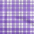 thumbnail image 1 of oneOone Cotton Silk Purple Fabric Tartan Sewing Material Print Fabric By The Yard 42 Inch Wide-5576, 1 of 4