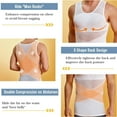 thumbnail image 4 of QRIC Men's Compression Shirt Body Shaper Slimming Workou Vest Tight Tummy Underwear Tank Top, 4 of 9