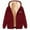 Wine, variant on Hoodies for Women Winter Fleece Sweatshirt Thick Sherpa Coat Heavyweight Windproof Jacket Warm Casual Cozy Hooded Jacket