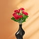 thumbnail image 4 of Flores Artificiales para la Decoración Ramo de Claveles de Plástico, 5 Tenedores 10 Claveles Rosa Caliente Impermeable a Prueba Del Desvanecimiento de la Decoración Del Hogar Flores de Plástico para L, 4 of 6