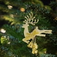 thumbnail image 6 of PPgejGEK Xmas Electroplating Jumping Deer Pendant Decoration Products Bells Xmas Tree Decorations Window Display Props Xmas Tree Ornament for Adorning the Fireplace Mantel During the Holidays, 6 of 7