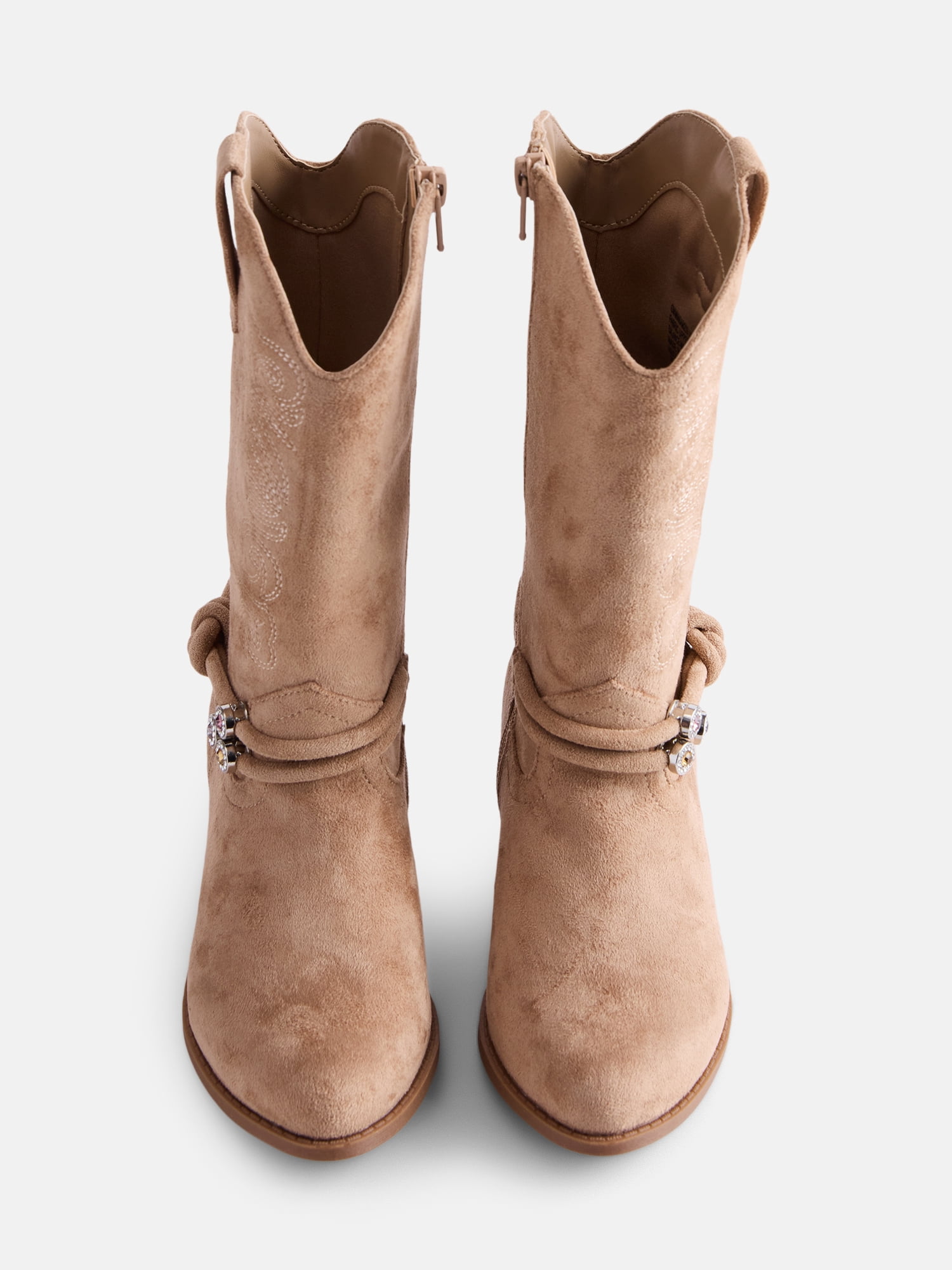 Madden NYC Girl’s Embroidered Charm Embellished Western Cowgirl Boots